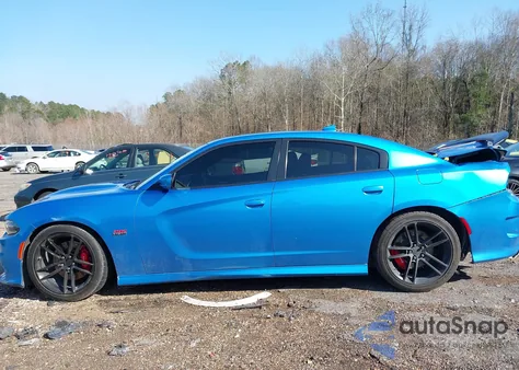2018 Dodge Charger R/T Scat Pack Rwd z USA, uszkodzony, nr VIN 2C3CDXGJ3JH329530